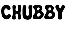 CHUBBY.ttf Font conversion image