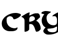 CRY.ttf Font conversion image