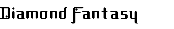 Diamond Fantasy.ttf Font conversion image