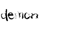 demon.ttf Font conversion image