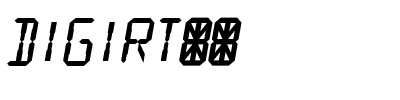 DIGIRT__.ttf Font conversion image