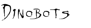 Dinobots.ttf Font conversion image