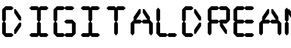 DigitaldreamFat.ttf Font conversion image