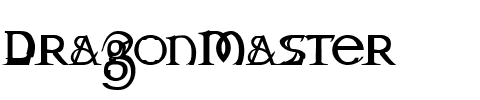 DragonMaster.ttf Font conversion image