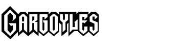 Gargoyles.ttf Font conversion image