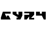 GYR4.ttf Font conversion image