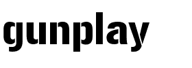 gunplay.ttf Font conversion image