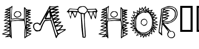 HATHOR__.ttf Font conversion image