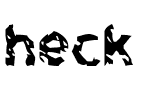 heck.ttf Font conversion image