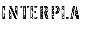 INTERPLA.ttf Font conversion image