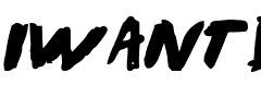 iwantb.ttf Font conversion image