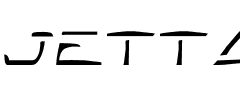 JETTAT.ttf Font conversion image