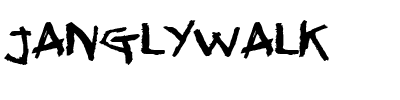 Janglywalk.ttf Font conversion image