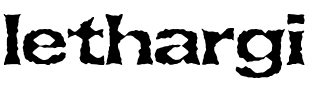 lethargi.ttf Font conversion image