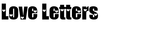 Love Letters.ttf Font conversion image