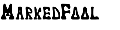 MarkedFool.ttf Font conversion image