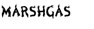 MARSHGAS.ttf Font conversion image