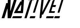 nativei.ttf Font conversion image