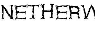 NETHERWO.ttf Font conversion image