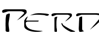 Perde.ttf Font conversion image