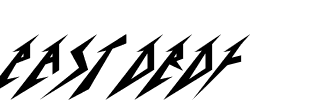 PASTOROF.ttf Font conversion image