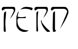 perd.ttf Font conversion image