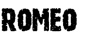 ROMEO.ttf Font conversion image