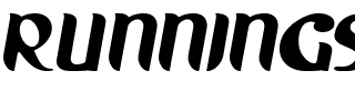 RUNNINGS.ttf Font conversion image