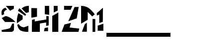 SCHIZM__.ttf Font conversion image