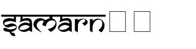 SAMARN__.ttf Font conversion image