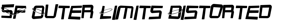 SF Outer Limits Distorted.ttf Font conversion image