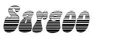 Sargoo.ttf Font conversion image