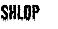 SHLOP.ttf Font conversion image