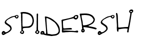 SPIDERSH.ttf Font conversion image