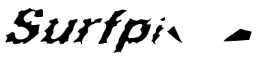 Surfpi__.ttf Font conversion image