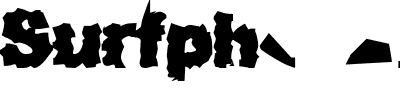 Surfph__.ttf Font conversion image