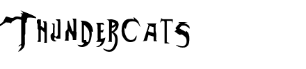 Thundercats.ttf Font conversion image