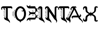 TOBINTAX.ttf Font conversion image