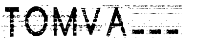 TOMVA___.ttf Font conversion image