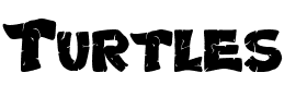 Turtles.ttf Font conversion image