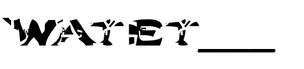 WATET___.ttf Font conversion image