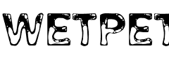 WETPET.ttf Font conversion image