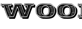 WOODCUT.ttf Font conversion image