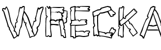 WRECKAGE.ttf Font conversion image