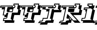 YYTRIUMD.ttf Font conversion image