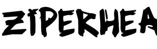 ZIPERHEA.ttf Font conversion image