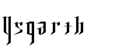 Ysgarth.ttf Font conversion image