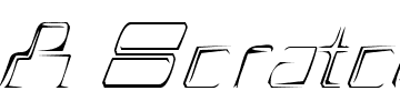 A Scratch.ttf Font conversion image