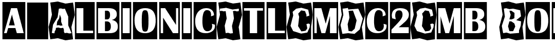 a_AlbionicTtlCmDc2Cmb Bold.ttf Font conversion image