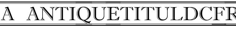 a_AntiqueTitulDcFr.ttf Font conversion image